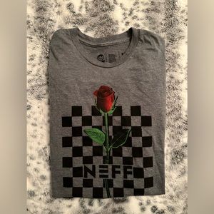 NEFF Checkered Rose Mens Tee